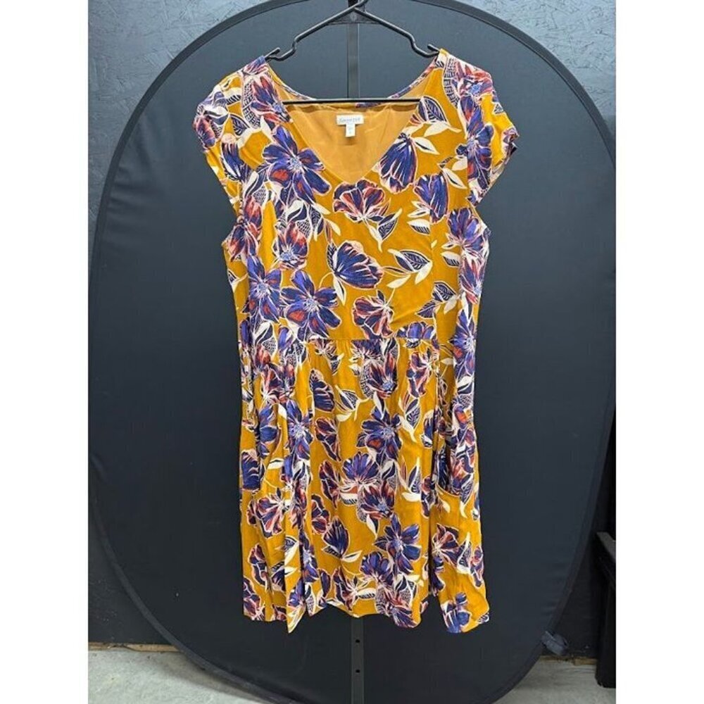 Garnet Hill Floral Summer Day Dress